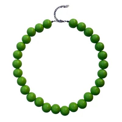 Bubbelketting groen zilver